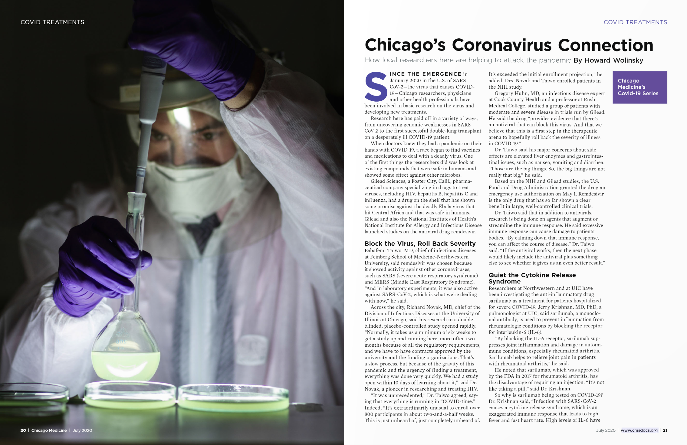 Chicago's Coronavirus Connection